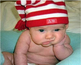 Disappointed baby