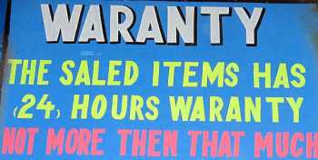 warranty