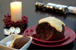 Traditional Christmas pudding