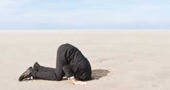 head in the sand