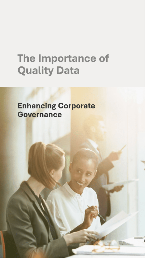 Corporate governance and data quality