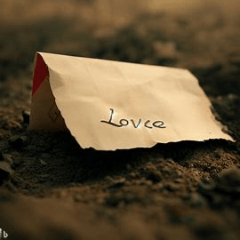 dropped love letter