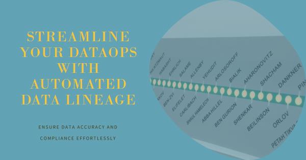 streamline DataOps with automated data lineage