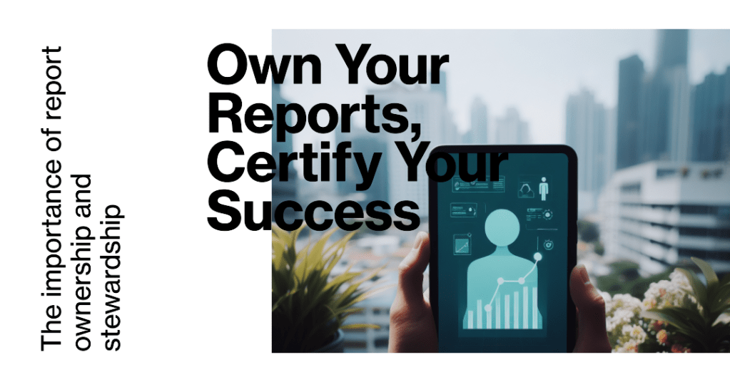 report ownership and stewardship